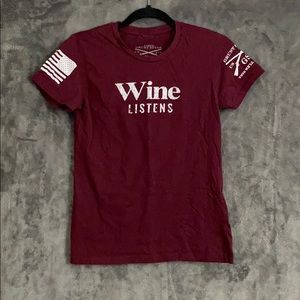 Wine Listens Graphic Tee
